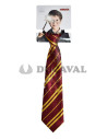 Corbata a rayas roja/amarilla de mago