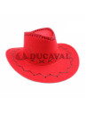 Sombrero vaquero rojo infantil