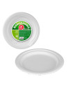 Plato biodegradable postre 17,00 x 1,50cm  Disfraces Ducaval