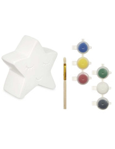 Hucha estrella 6 colores pincel   | Ducaval | Envíos 24/48 horas
