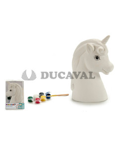 Hucha unicornio para pintar | Ducaval | Envíos 24/48 horas