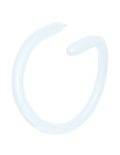 Globo látex blanco sld 5x150cm 50ud | Ducaval | Envios 2448horas