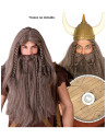 Peluca y barba vikingo