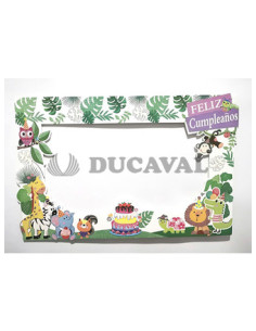 Marco photocall cumpleaños selva animales | Ducaval |