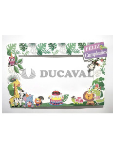 Marco photocall cumpleaños selva animales | Ducaval |