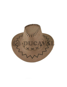 Sombrero vaquero marron claro infantil
