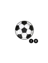 Platos cartón balón de fútbol 23cm 6ud |Ducaval |
