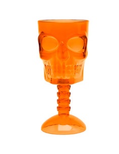 Copa calavera 18cm naranja | Ducaval | Envías 24/48 horas 