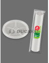 Tapas para vaso de cartón 200cc s/100u Ducaval Envios2448horas