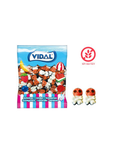 Calaveras pirata Vidal 250ud | Ducaval | Envíos 24/48 horas