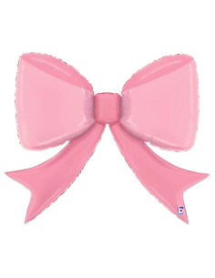 Globo foil mini lazo rosa14" | Ducaval | Envías 24/48 horas 