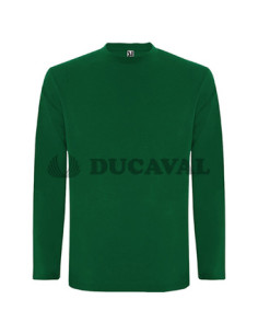 Camiseta manga larga verde botella adul.