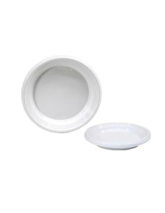 Plato hondo blanco  20.5cm 12und reutilizable | Ducaval | Envíos 24/4