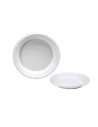 Plato hondo blanco  20.5cm 12und reutilizable | Ducaval | Envíos 24/4