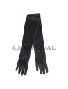 Guantes largos negros
