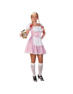 Disfraz de Chica Bavara rosa