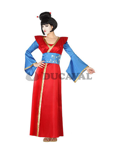 Disfraz de Geisha roja  Disfraces Ducaval