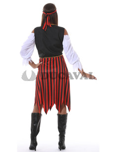Disfraz de Pirata de ultramar mujer
