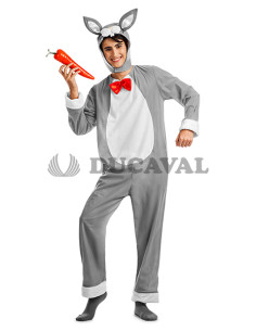 Disfraz conejo gris