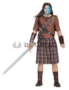 Disfraz Escocés Braveheart  Envíos 24 horas