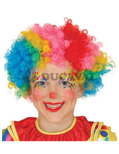 Peluca payaso infantil