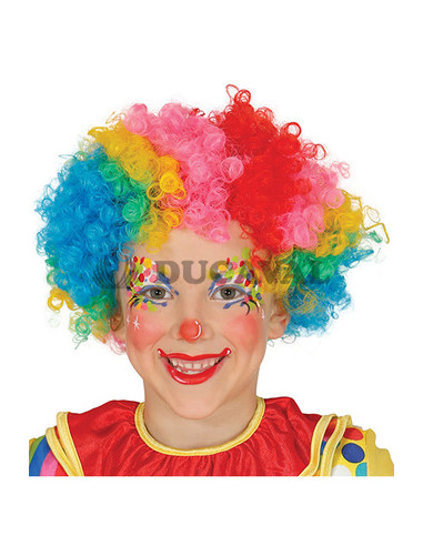 Peluca payaso infantil