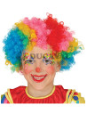 Peluca payaso infantil