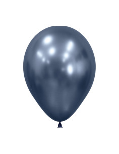 Globo látex azul galaxy reflex 12.50cm (50 unidades)