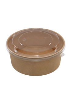 Ensaladera cartón con tapa 480ml 16oz (25 unidades) | Ducaval | Envío