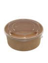 Ensaladera cartón con tapa 480ml 16oz (25 unidades) | Ducaval | Envío