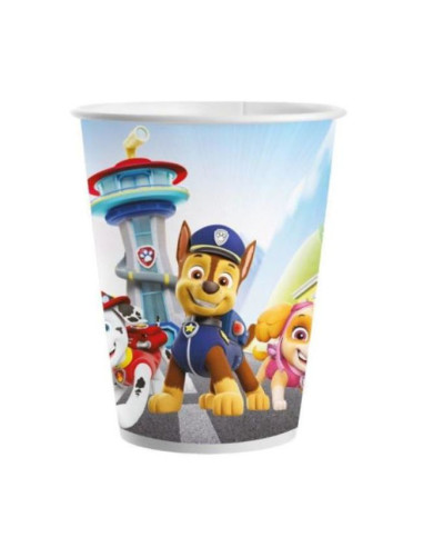 Vasos Patrulla Canina 20cl 8u. | Ducaval | Envíos 24/48 horas