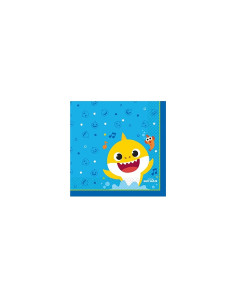Servilletas Baby Shark 33x33 20ud | Ducaval | Envíos 24/48 horas