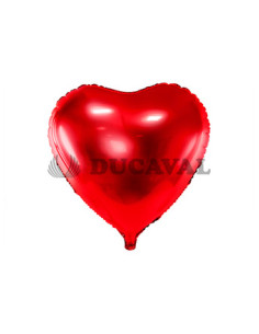 Globo foil corazón rojo 61cm