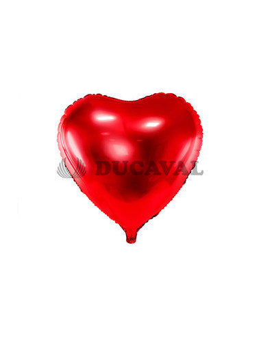 Globo foil corazón rojo 61cm