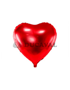 Globo foil corazón rojo 61cm