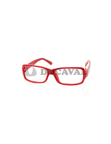 Gafas sin cristal rojo