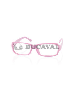 Gafas sin cristal rosa