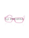 Gafas sin cristal rosa