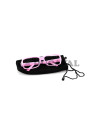 Gafas sin cristal rosa