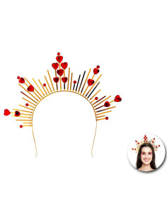 DIADEMA HALO REINA ROJA | Ducaval | Envías 24/48 horas 