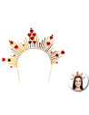 DIADEMA HALO REINA ROJA | Ducaval | Envías 24/48 horas 
