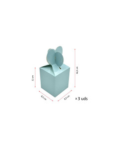 Caja manzana Azul 3uds. | Ducaval | Envías 24/48 horas 