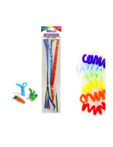 Limpiapipas 20u colores surtidos  | Ducaval | Envías 24/48 horas