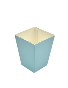 Caja de palomitas azul 6ud | Ducaval | Envías 24/48 horas 