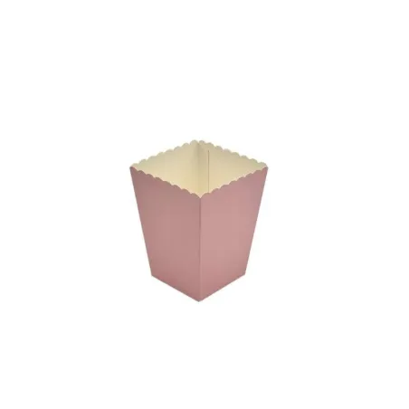 Caja de palomitas rosa 6ud | Ducaval | Envías 24/48 horas 