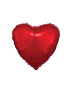 Globo foil corazon rojo metal 45 cm | Ducaval | Envíos 24/48 horas