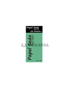 Papel seda 50x66cm verde | Ducaval | Envíos 24/48 horas