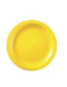 Plato reutilizable llano amarillo 22 cm 10 und | Ducaval | Envías 24/