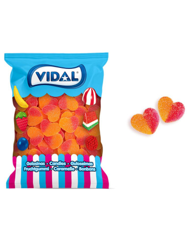 Corazón melocotón azúcar 1kg | Ducaval | Envíos 24/48 horas
