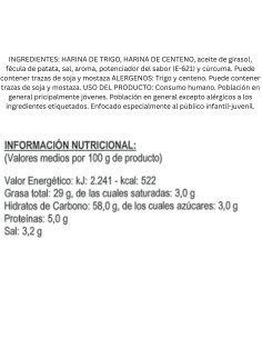 Snack gusanito rojo 90g D | Ducaval | Envías 24/48 horas